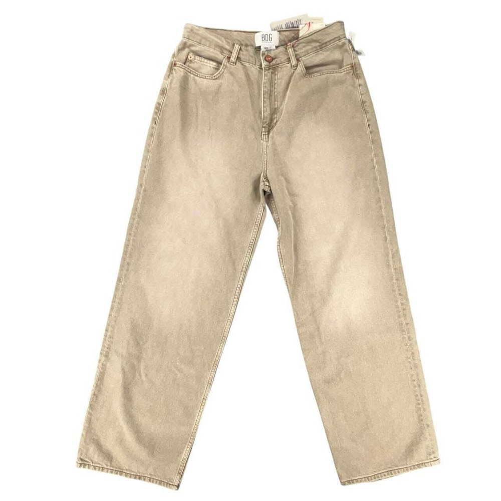 BDG Urban Outfitters Tan Straight Leg‎ Jeans 30W 32L Recycled Cotton NWT